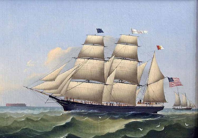 unknow artist Barque WHITE SEA of Boston France oil painting art
